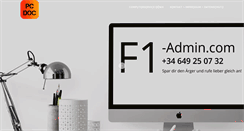 Desktop Screenshot of f1-admin.com